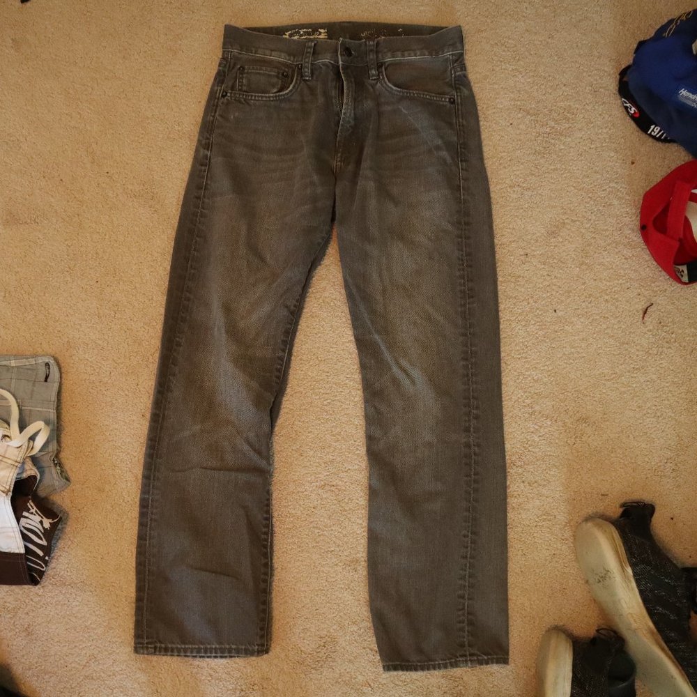 Vintage Dark Gray Jeans Size Medium 28" 30"